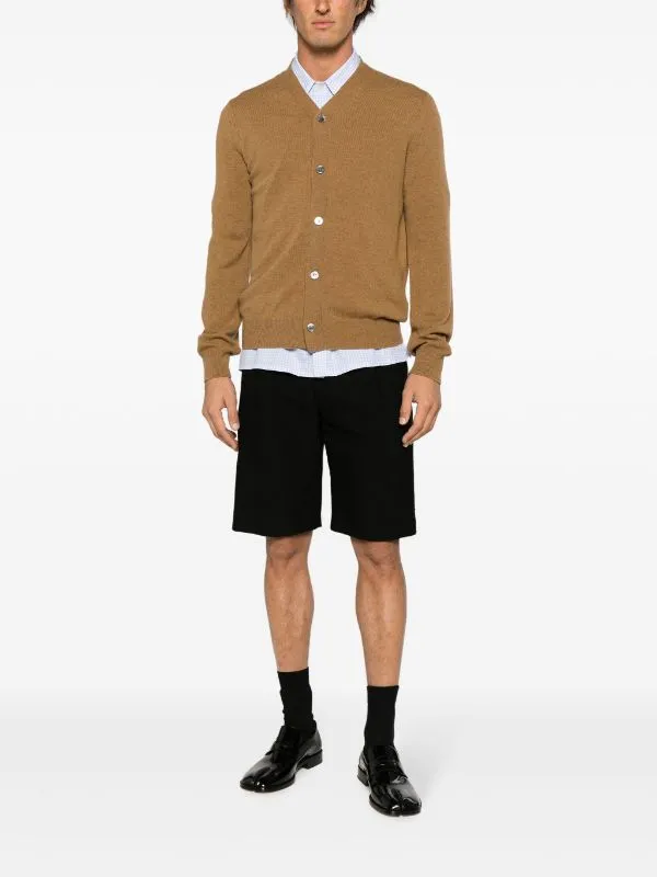 Henrik Vibskov Boutique Mens Knit Cardigan 8211 Camel Men Knitwear