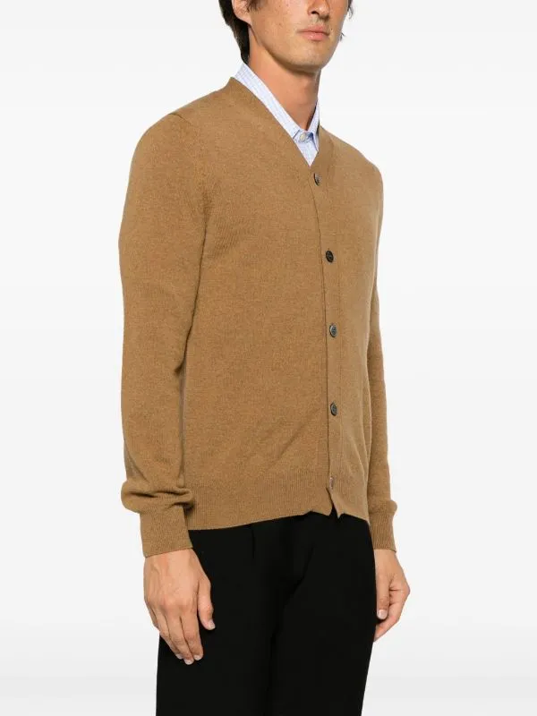 Henrik Vibskov Boutique Mens Knit Cardigan 8211 Camel Men Knitwear