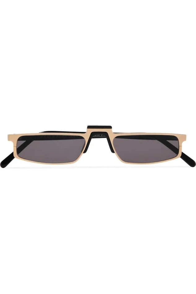 Henrik Vibskov Boutique Muhren Sunglasses 8211 GoldBlack Men Sunglasses