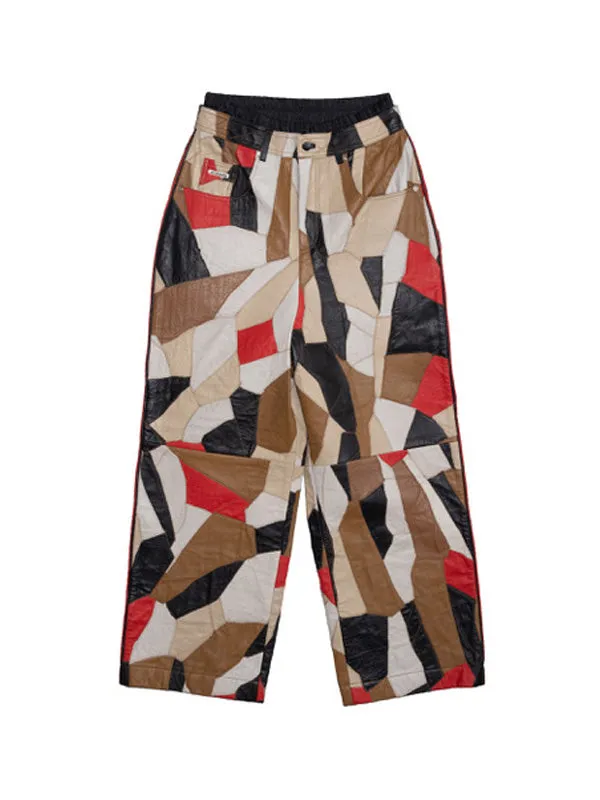 Henrik Vibskov Boutique Patch Leather Trousers 8211 Multi Men Pants
