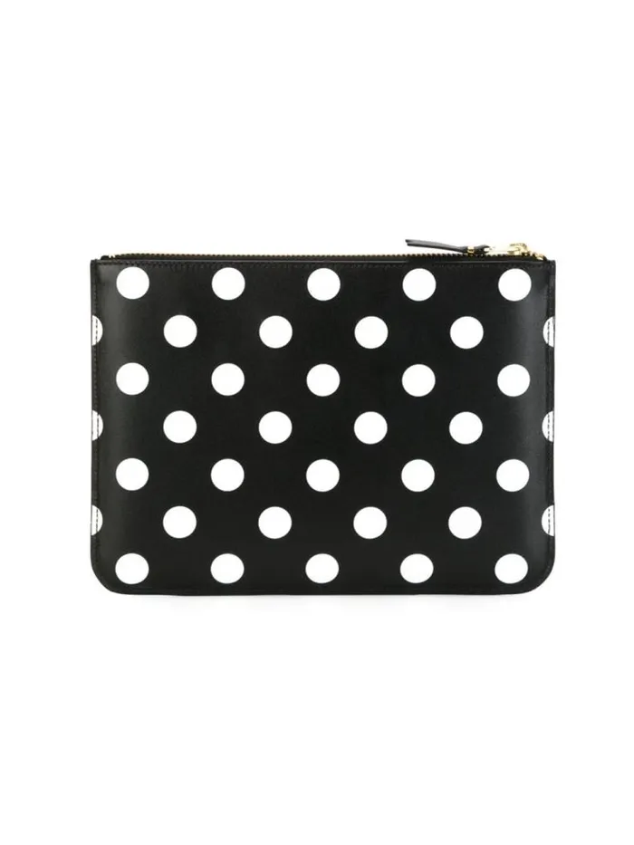 Henrik Vibskov Boutique SA5100PD Wallet 8211 Printed Polka Dot Black Men Wallets