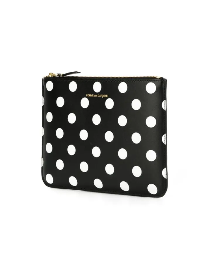 Henrik Vibskov Boutique SA5100PD Wallet 8211 Printed Polka Dot Black Men Wallets