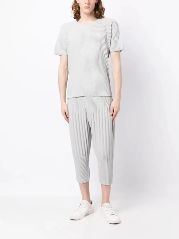 Henrik Vibskov Boutique SS23 Drop 2 Short Sleeve TShirt 8211 Light Grey Men Shirts