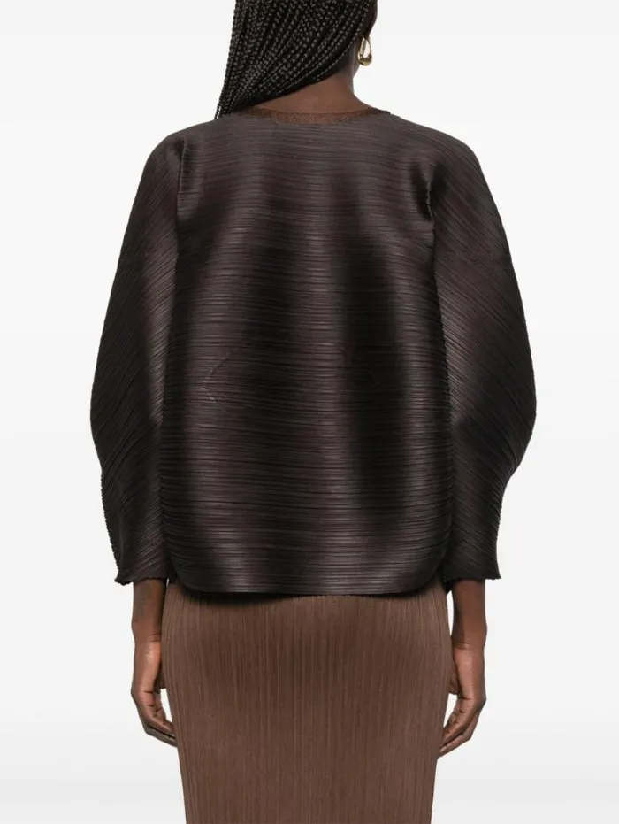 Henrik Vibskov Boutique UFO Long Sleeve Top 8211 Black Brown Women Tops