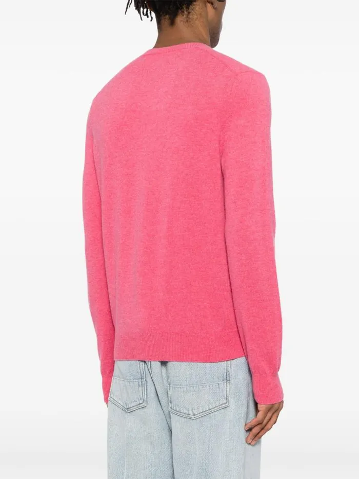 Henrik Vibskov Boutique Unisex Cardigan Red Heart 8211 Pink Men Knitwear