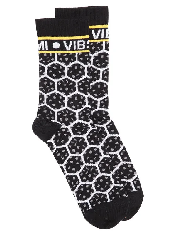 Henrik Vibskov Boutique Vibs Salami Socks 8211 Black Salami Men Socks