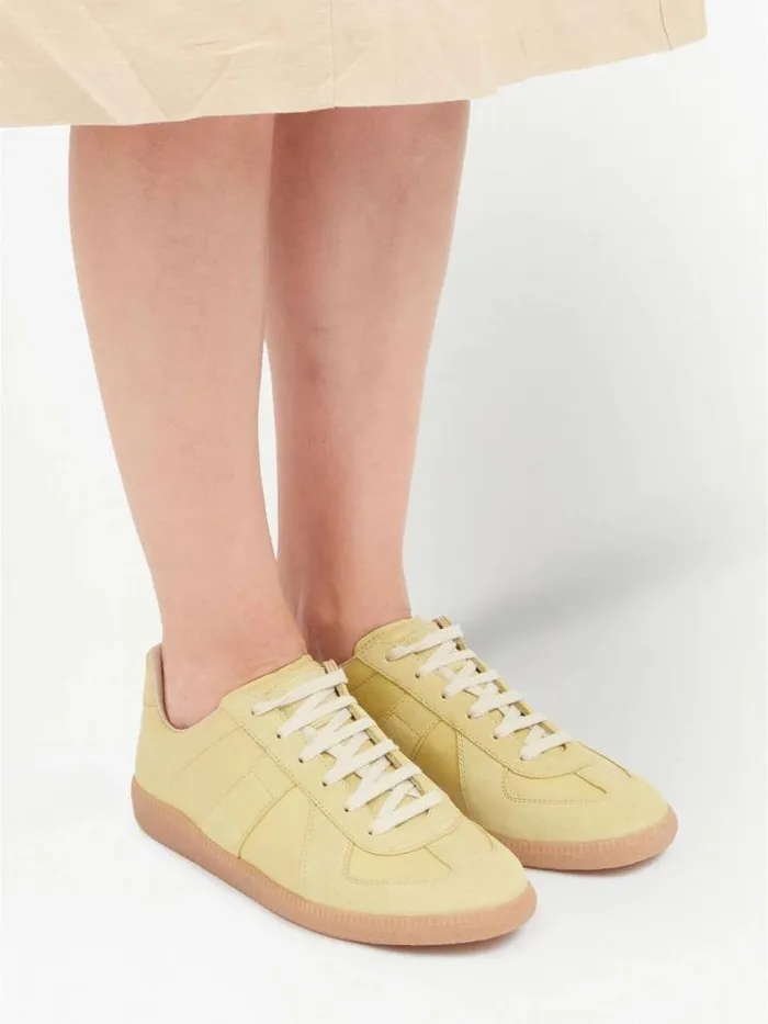 Henrik Vibskov Boutique Womens Replica Low Top Sneakers 8211 Lemon Women Sneakers