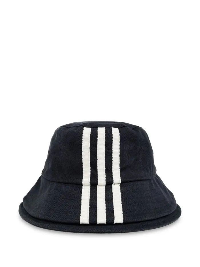 Henrik Vibskov Boutique Y3 3Stripes Bucket Hat 8211 Black Women Hats and Gloves
