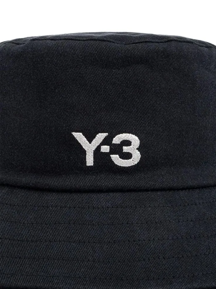 Henrik Vibskov Boutique Y3 3Stripes Bucket Hat 8211 Black Women Hats and Gloves