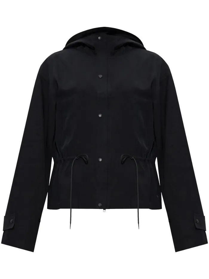 Henrik Vibskov Boutique Y3 Rayon Twill Hooded Top 8211 Black Women Tops