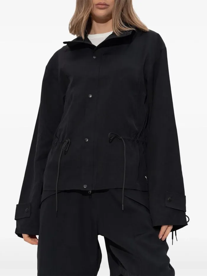 Henrik Vibskov Boutique Y3 Rayon Twill Hooded Top 8211 Black Women Tops