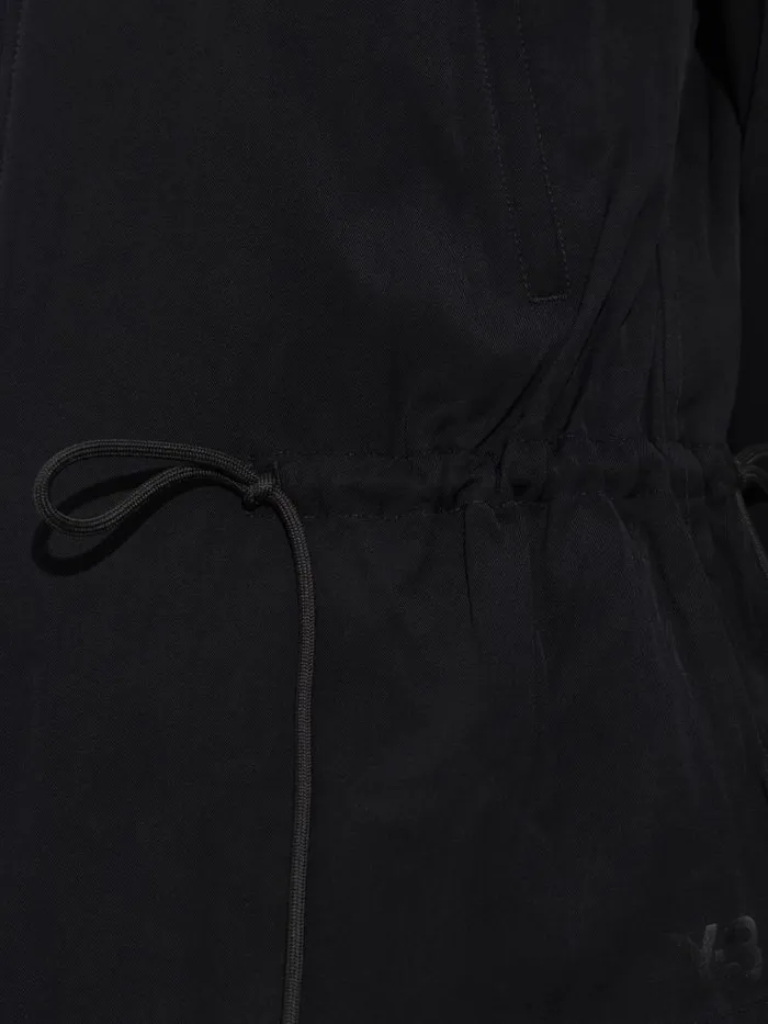 Henrik Vibskov Boutique Y3 Rayon Twill Hooded Top 8211 Black Women Tops