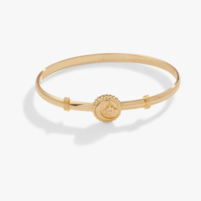 Iconic Women Alex And Ani Moon North Star Clip Bangle Bracelet Silver
