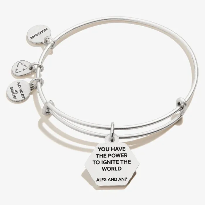 Iconic Women Alex And Ani Sun Charm Bangle Bracelet Rafaelian Silver