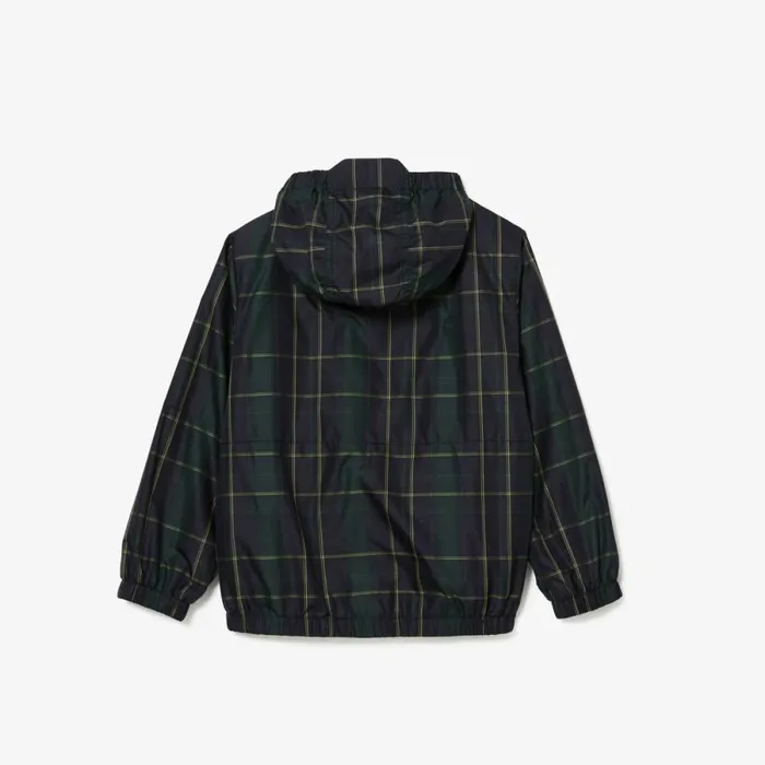 Jackets and Coats KidsMen Lacoste Kids039 WaterRepellent Windbreaker Navy Blue Green Yellow 9dw