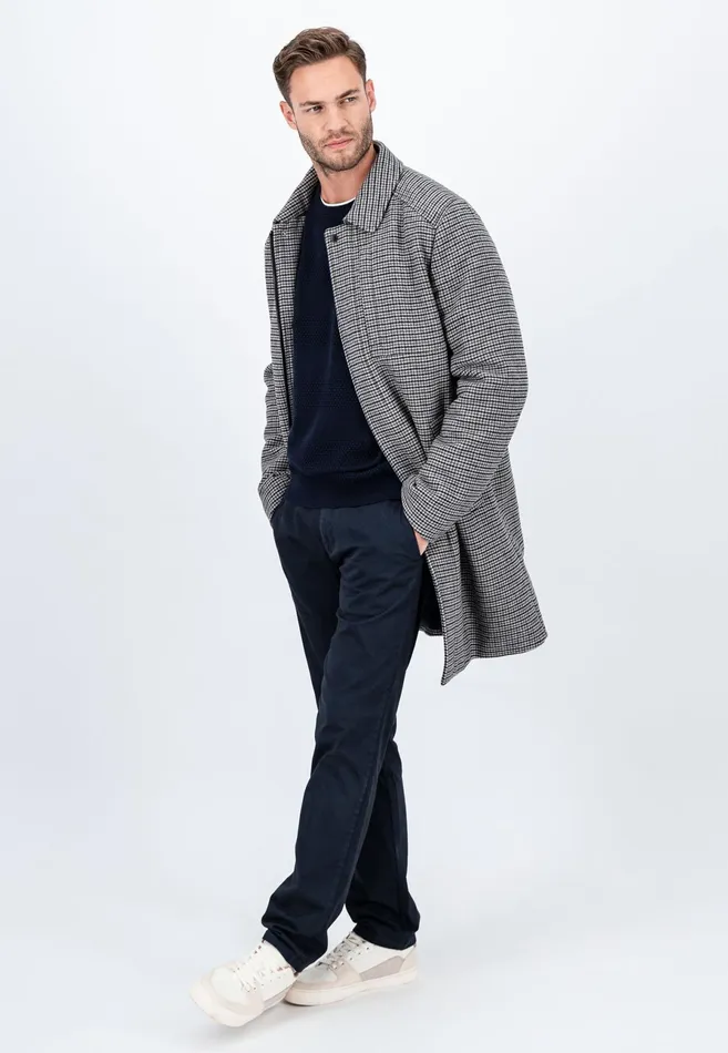 Jackets and Coats Men FYNCHHATTON Camped Coat With Zipper Beige