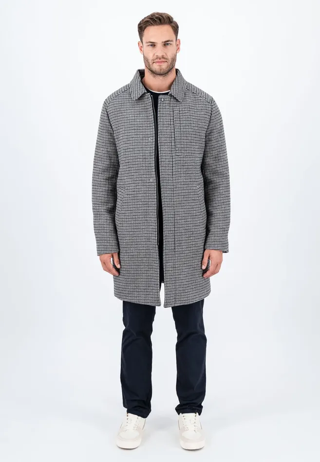 Jackets and Coats Men FYNCHHATTON Camped Coat With Zipper Beige