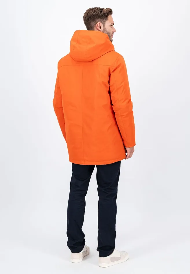 Jackets and Coats Men FYNCHHATTON Parka With Hood And Four Buttons Dark Navydark Khakiflamehazelcloud Blue