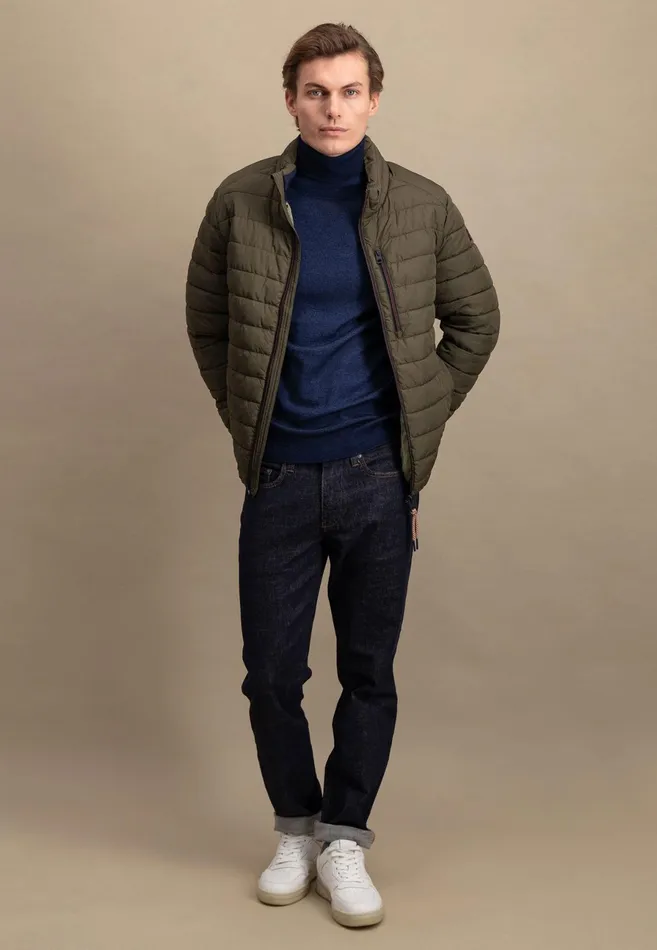 Jackets and Coats Men FYNCHHATTON Stepp Jacket With Breast Pocket Dark Navydark Tealdark Emeralddark Khakirust