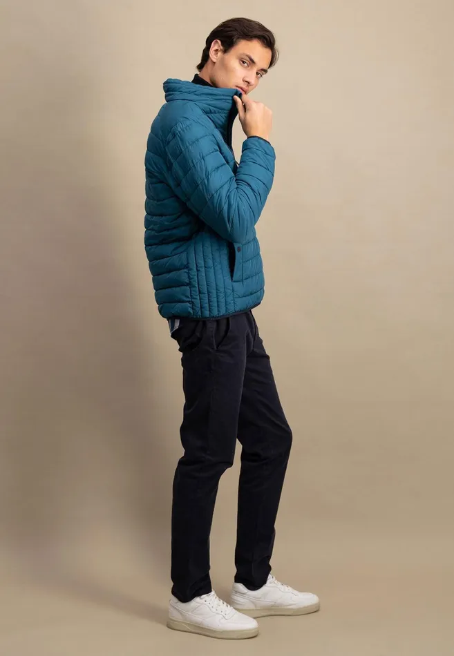 Jackets and Coats Men FYNCHHATTON Stepp Jacket With Breast Pocket Dark Navydark Tealdark Emeralddark Khakirust