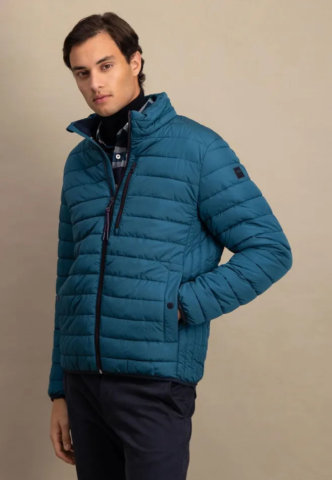 Jackets and Coats Men FYNCHHATTON Stepp Jacket With Breast Pocket Dark Navydark Tealdark Emeralddark Khakirust