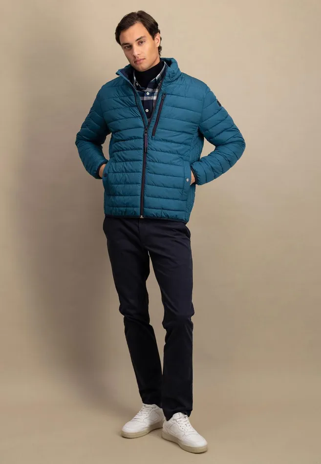 Jackets and Coats Men FYNCHHATTON Stepp Jacket With Breast Pocket Dark Navydark Tealdark Emeralddark Khakirust