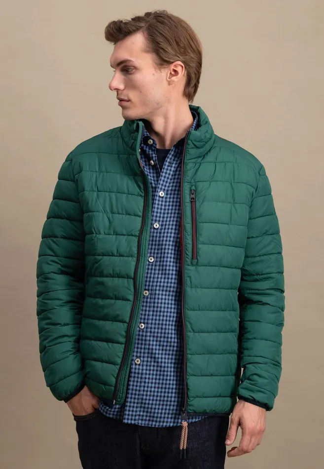 Jackets and Coats Men FYNCHHATTON Stepp Jacket With Breast Pocket Dark Navydark Tealdark Emeralddark Khakirust