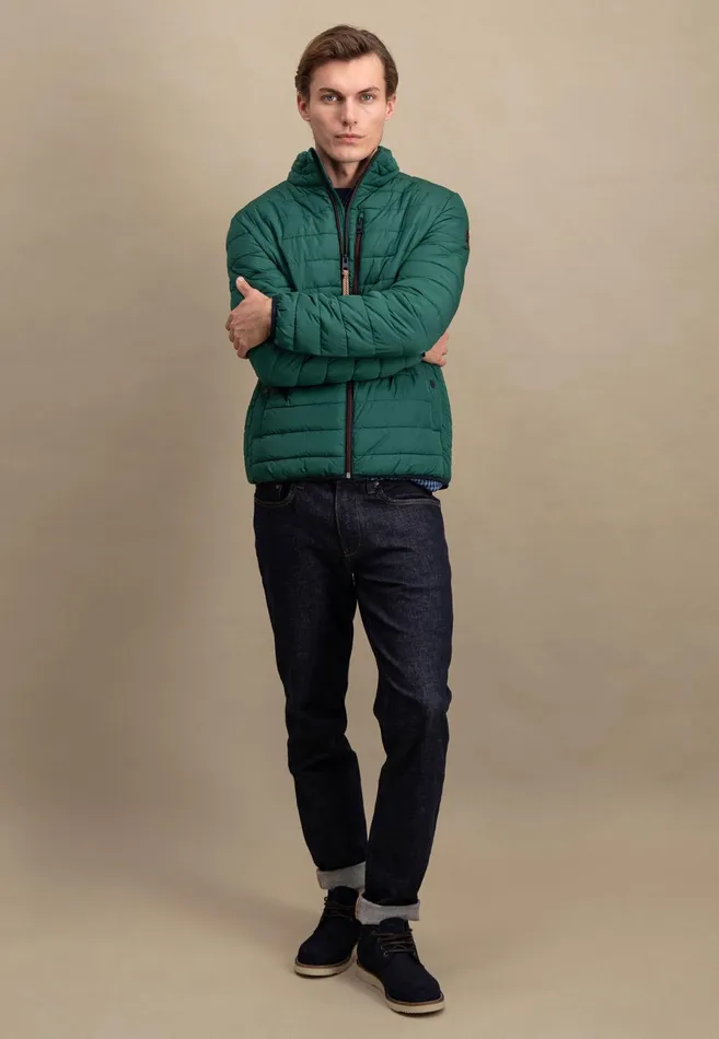 Jackets and Coats Men FYNCHHATTON Stepp Jacket With Breast Pocket Dark Navydark Tealdark Emeralddark Khakirust