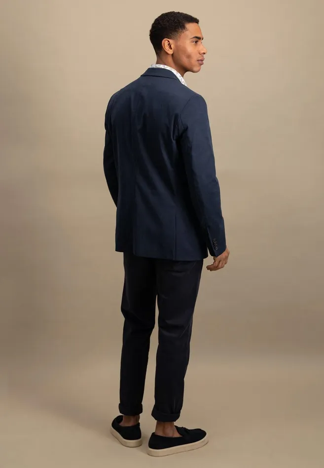 Jackets and Coats Men FYNCHHATTON Summer Jacket With A Subtle LogoTail Dark Navybeige