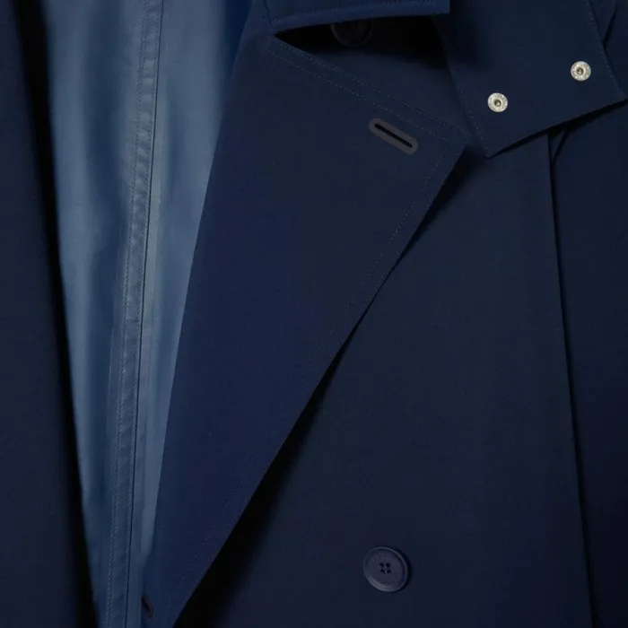 Jackets and Coats Women Lacoste Women039s Oversized Trench Coat Navy Blue 166