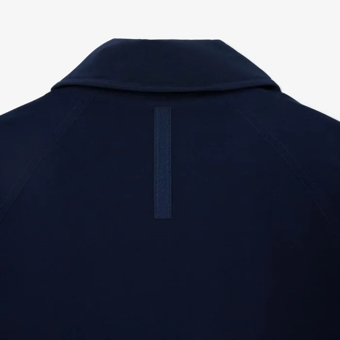 Jackets and Coats Women Lacoste Women039s Oversized Trench Coat Navy Blue 166