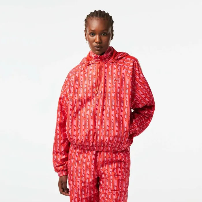 Jackets and Coats Women Lacoste Womens Oversized Track Jacket Orange Red Pink Zi1 Jackets and Coats Women Lacoste Womens Oversized Track Jacket Orange Red Pink Zi1