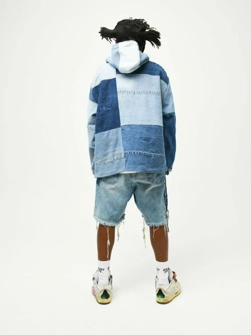 Jackets Men Gallery Dept DENIM ANORAK JACKET Denim