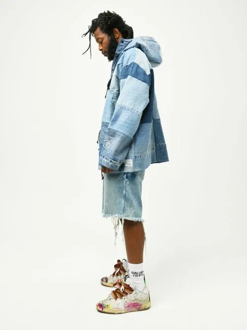Jackets Men Gallery Dept DENIM ANORAK JACKET Denim
