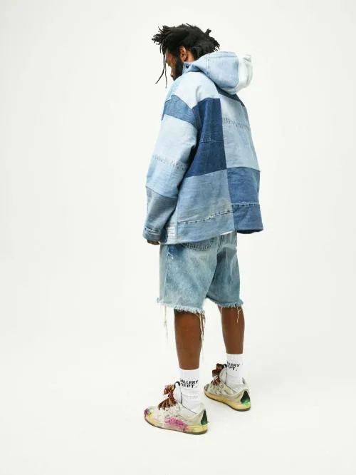 Jackets Men Gallery Dept DENIM ANORAK JACKET Denim