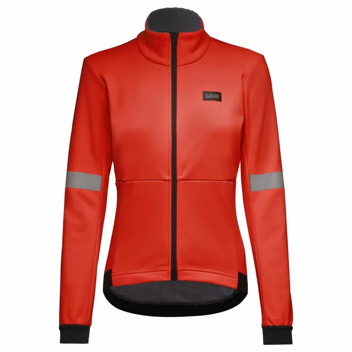 Jackets Women GOREWEAR Tempest WINDSTOPPER Jacket Womens Fireball