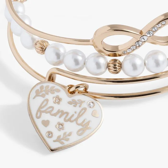 Jewelry Sets Women Alex And Ani Family Bangle Set Of 3 Gold