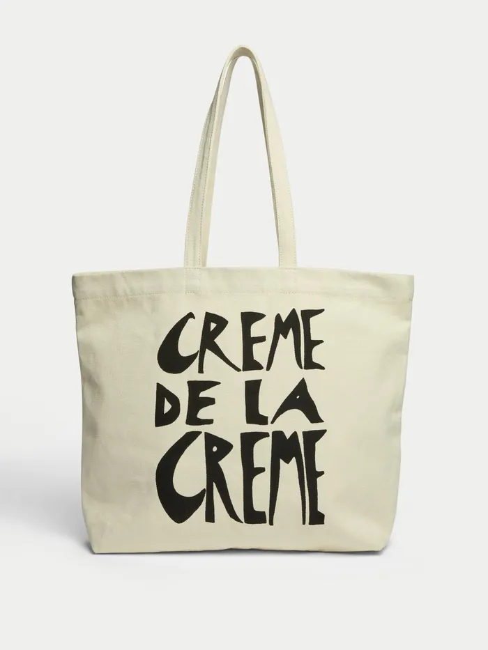 Jigsaw Bags and Clutches Women Creme De La Creme Canvas Tote Cream