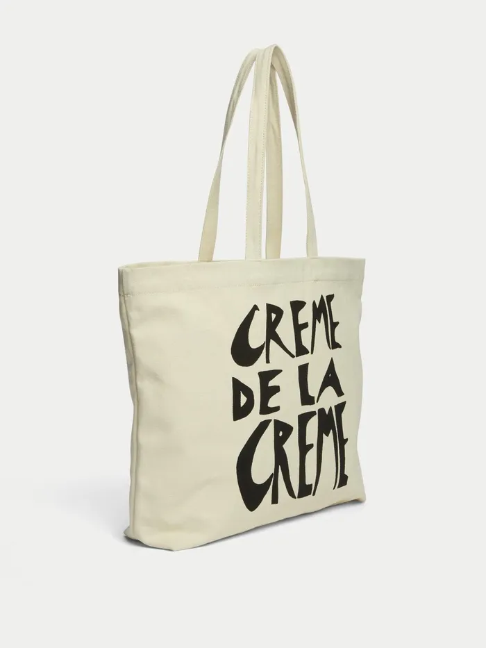 Jigsaw Bags and Clutches Women Creme De La Creme Canvas Tote Cream