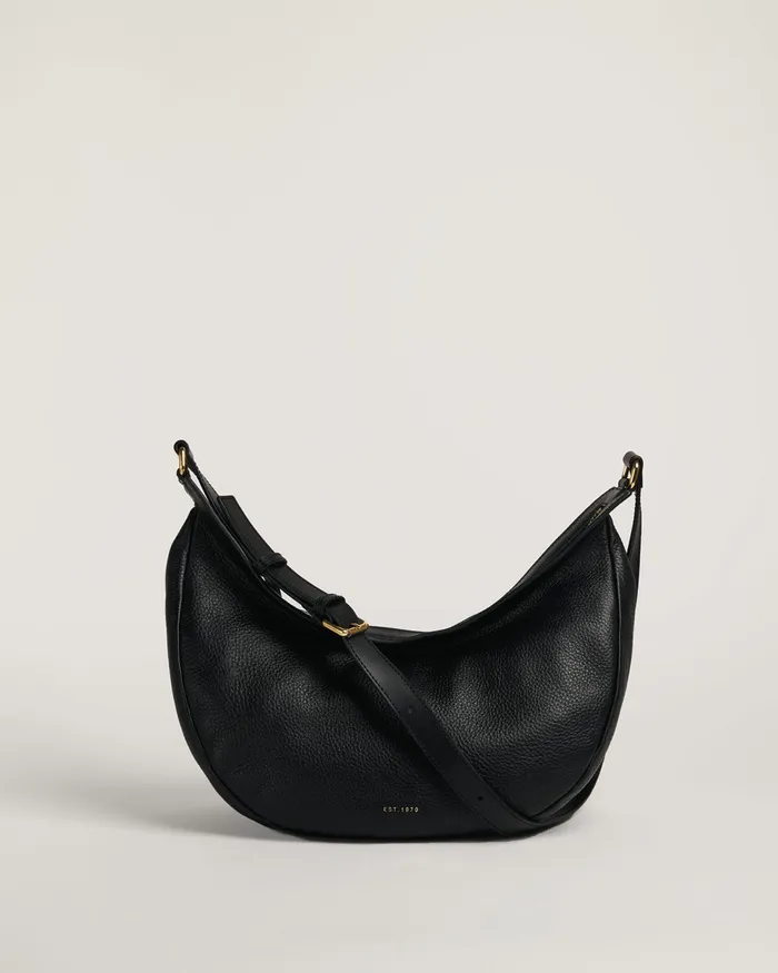 Jigsaw Bags and Clutches Women Melbury Leather Soft Bag Black