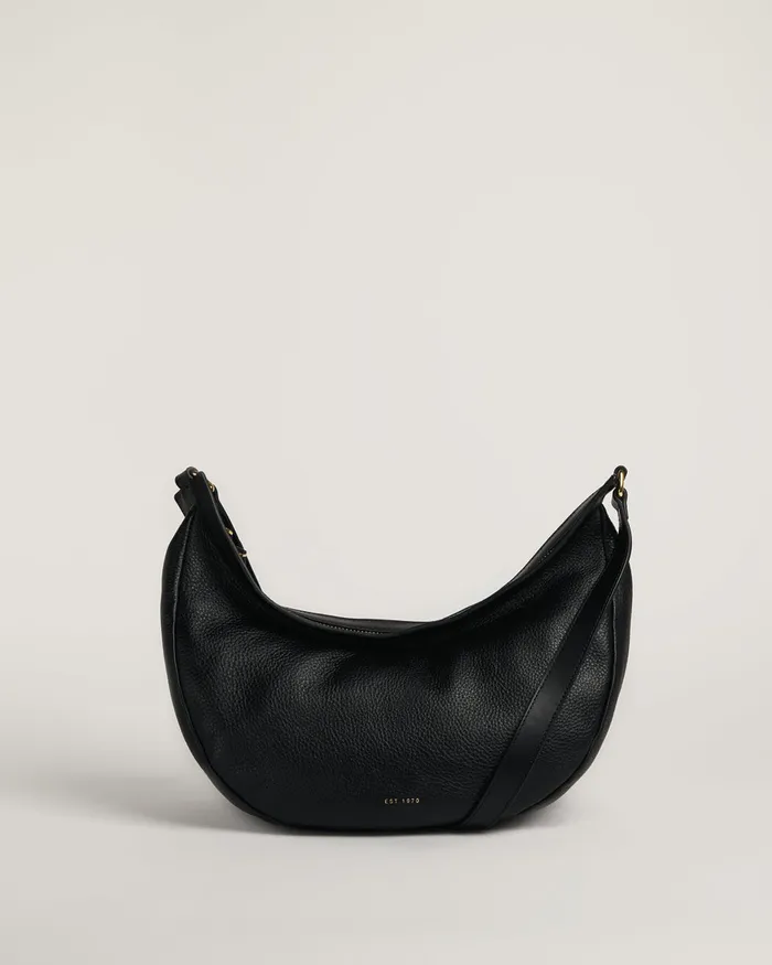 Jigsaw Bags and Clutches Women Melbury Leather Soft Bag Black