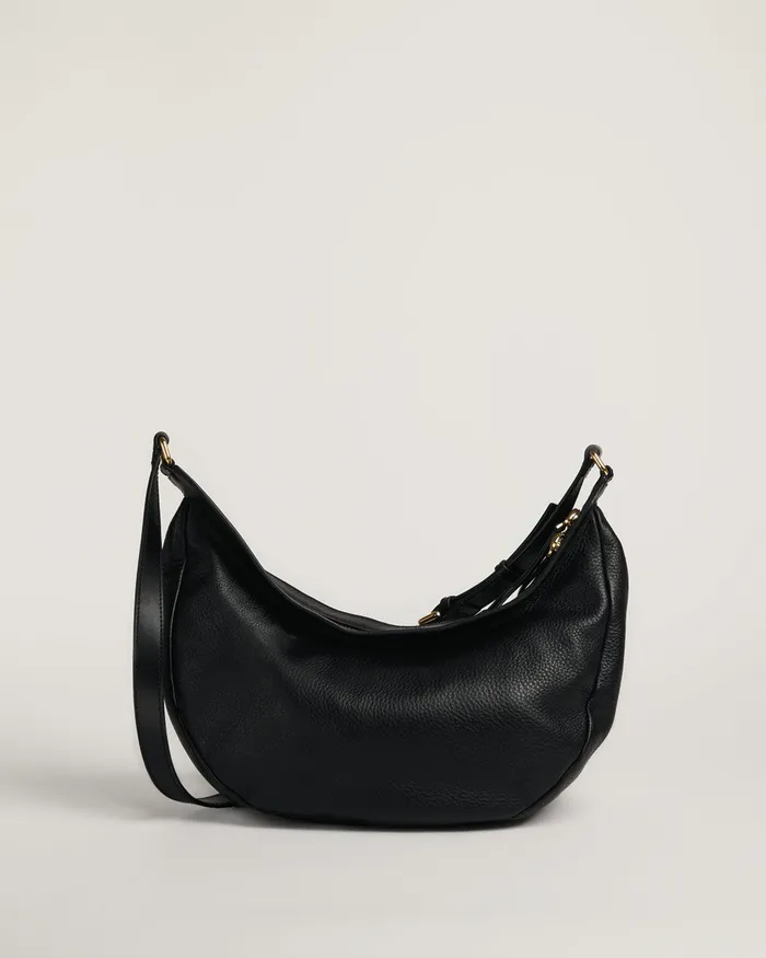 Jigsaw Bags and Clutches Women Melbury Leather Soft Bag Black