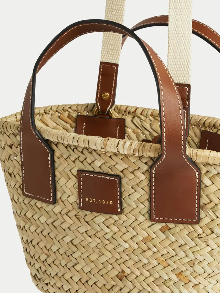 Jigsaw Bags and Clutches Women Mini Chiltern Straw Bag Cream