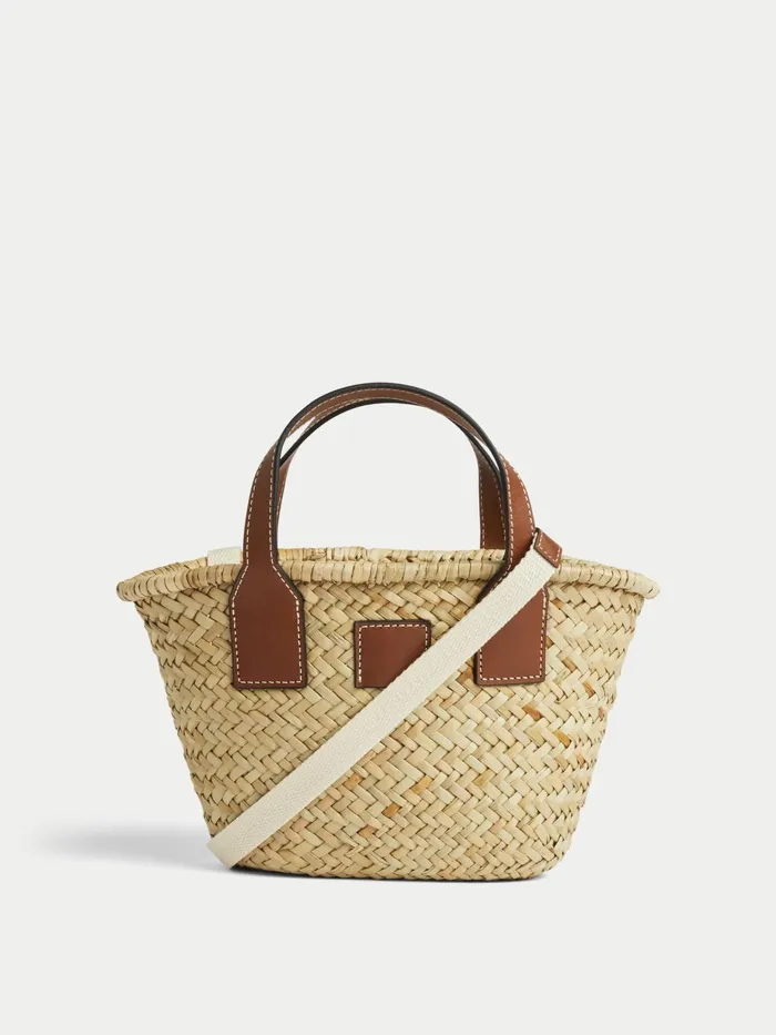 Jigsaw Bags and Clutches Women Mini Chiltern Straw Bag Cream