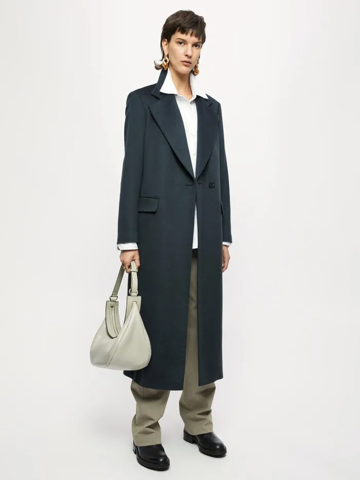Jigsaw Coats Women Maxi City Coat Grey