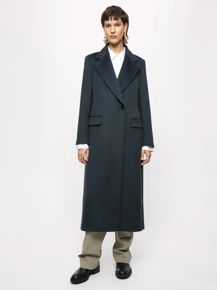 Jigsaw Coats Women Maxi City Coat Grey