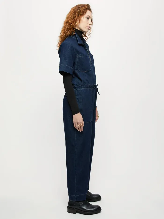 Jigsaw Dresses and Jumpsuits Women Denim Utility Jumpsuit Blue