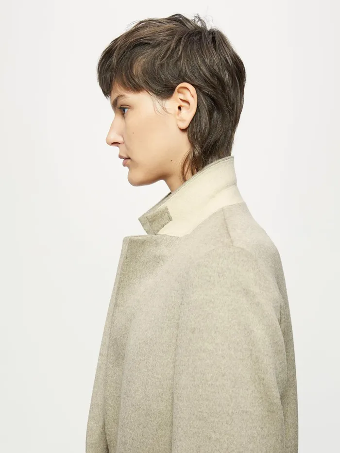 Jigsaw Jackets Women Relaxed City Coat Grey
