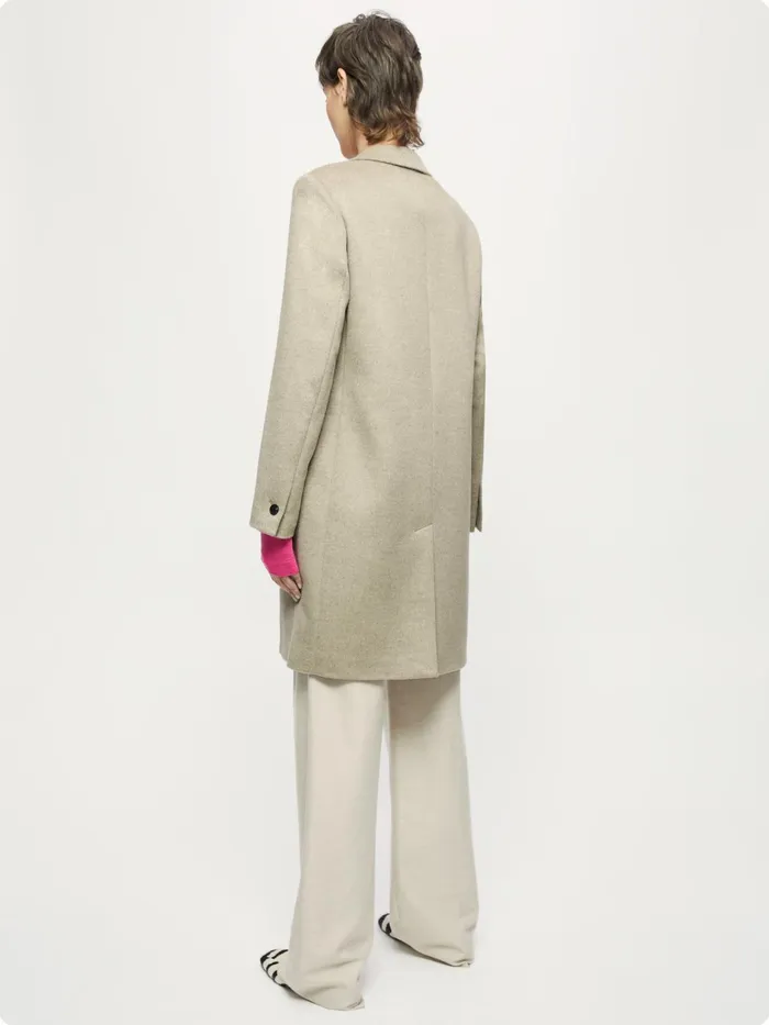 Jigsaw Jackets Women Relaxed City Coat Grey