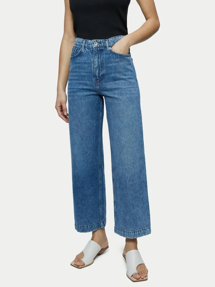 Jigsaw Jeans Women Tyne Wide Leg Jean Blue